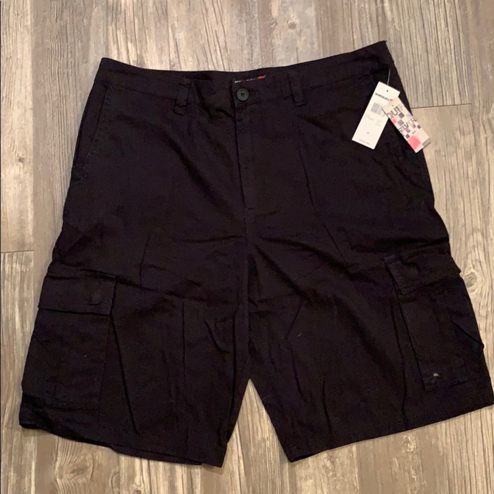 Men’s black shorts
